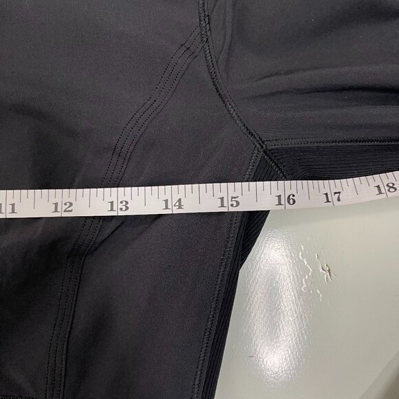 Lululemon Black Full Zip Round Trip Fitted Stretch Performance Jacket Size 4 - Picture 11 of 13